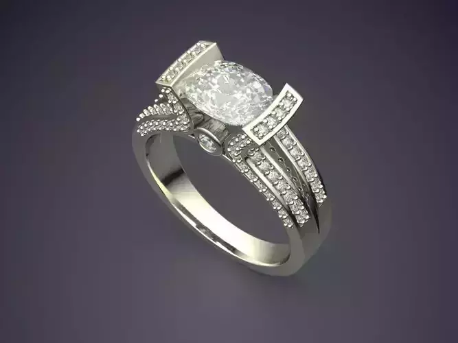 Ring With DIamonds 1867