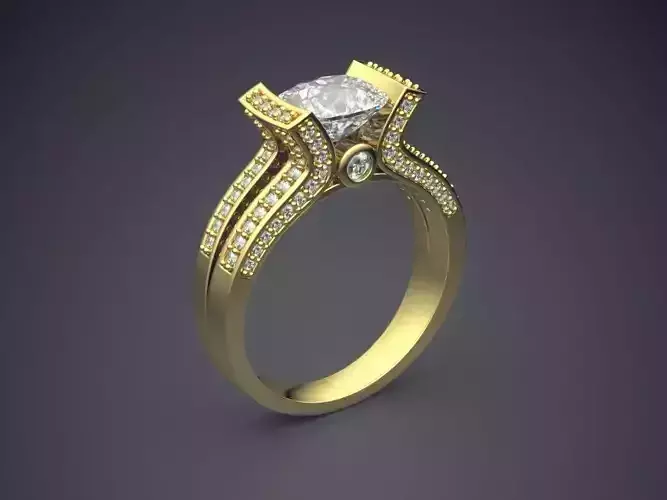 Ring With DIamonds 1867