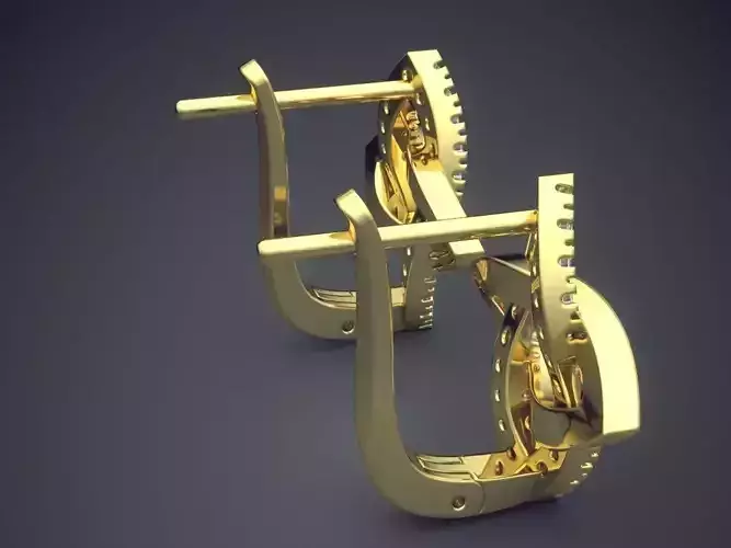 Star Shape Earrings With Diamonds 1848