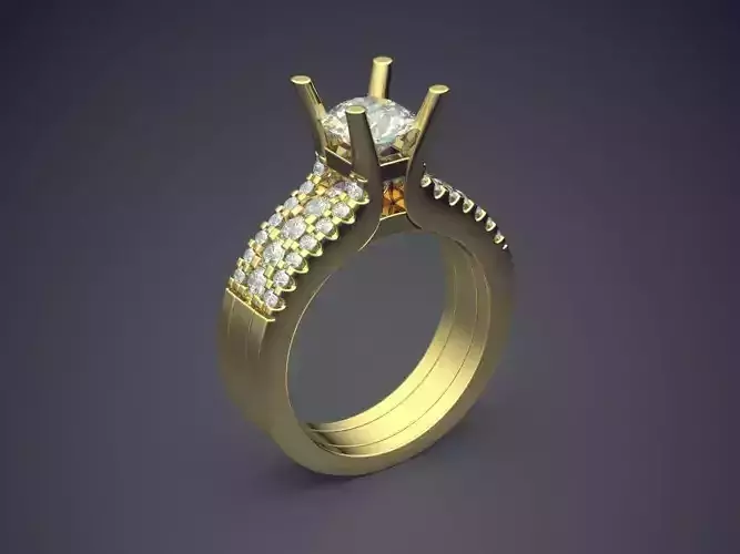 Ring With Diamonds 1828