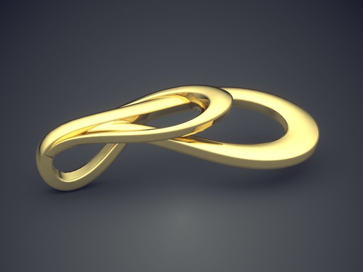 Unique Futuristic Raindrop-Shaped Pendant 3D print model_3