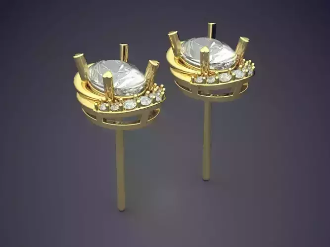 Earrings With Diamonds 1815