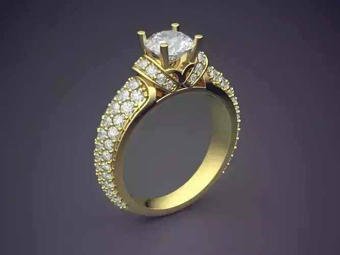 Ring With Diamonds 1809