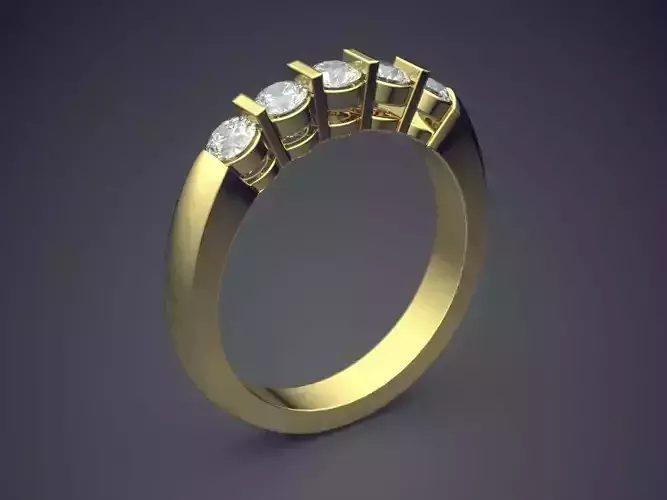 Precious Engagement Ring with Small Diamonds