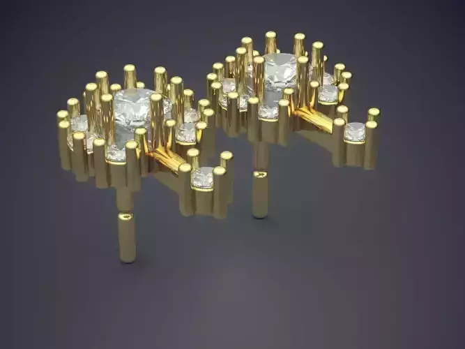 Earrings With Diamonds 1792