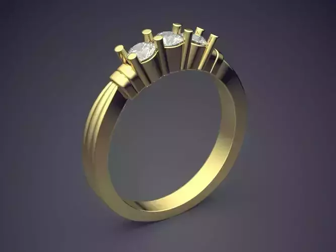 Simple Classy Feminine Engagement Ring