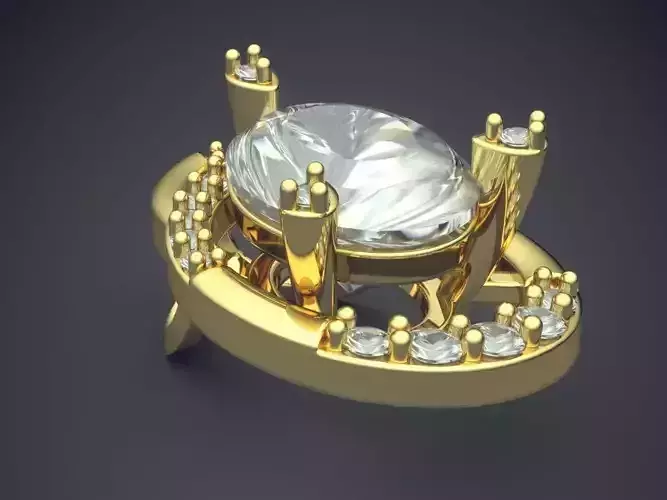 Pendant With Diamonds 1775