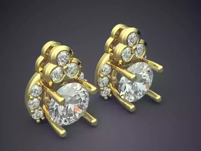 Earrings With Diamonds 1773