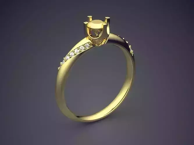 Ring With Small Diamonds 1769