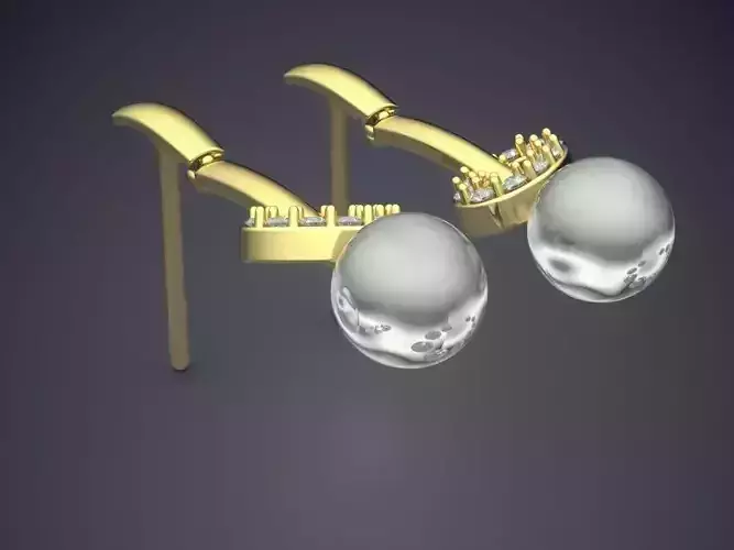 Earrings With Diamonds 1757