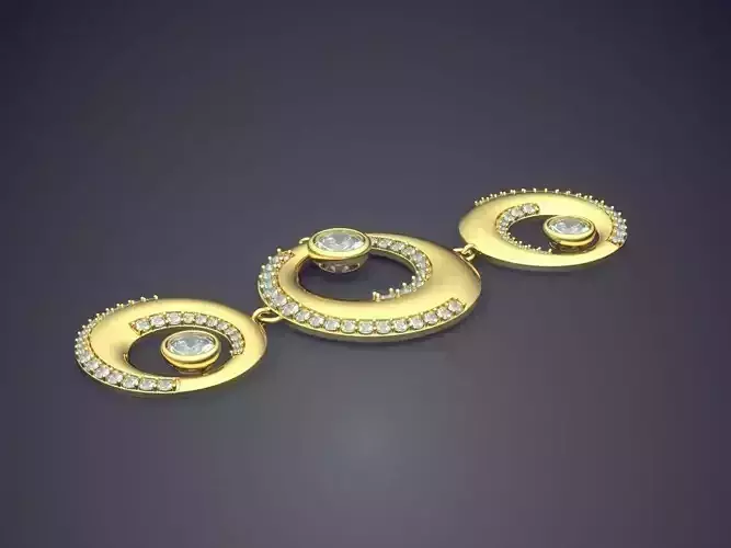 Unique Futuristic Circle Shape Pendant