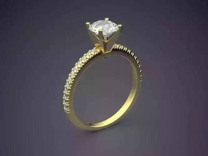 Thin Wedding Ring With Diamonds 1728