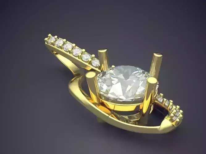 Pendant With Diamonds 1720