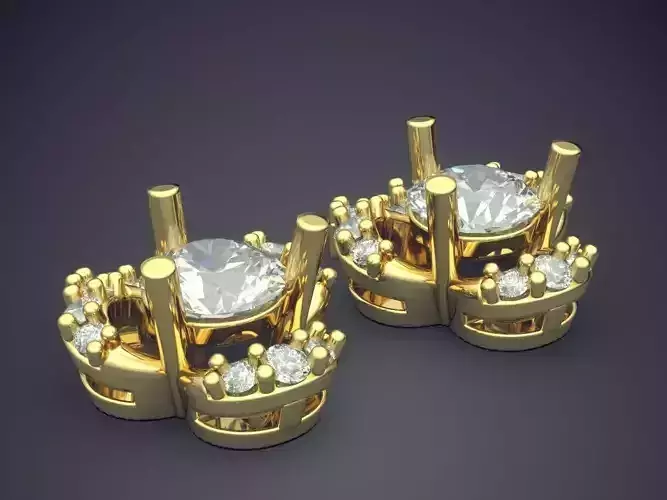 Beautiful Eye Catching Diamond Earrings