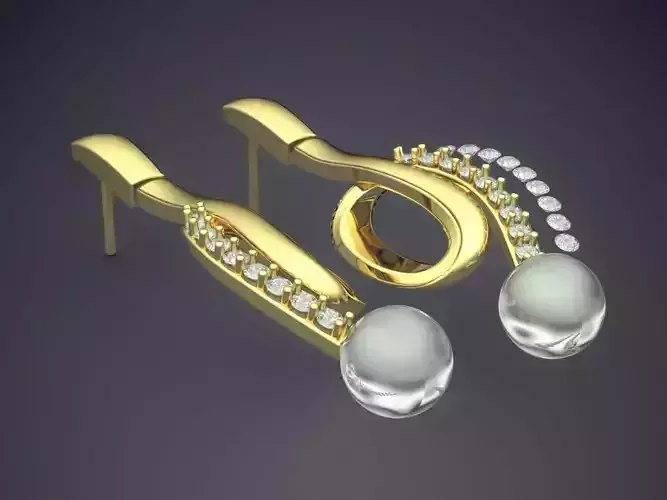 Unique Earrings With Diamonds 1710