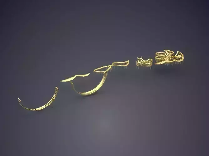 Beautiful Flower shaped Set of Pendants