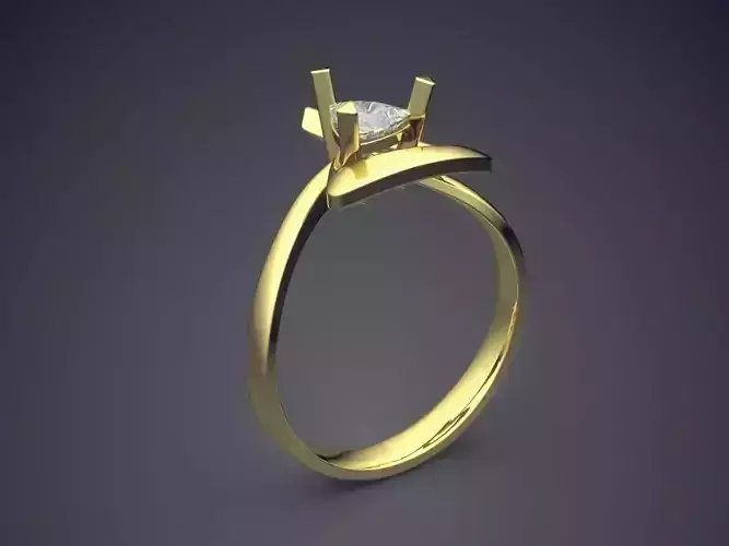 Modern Engagement Ring