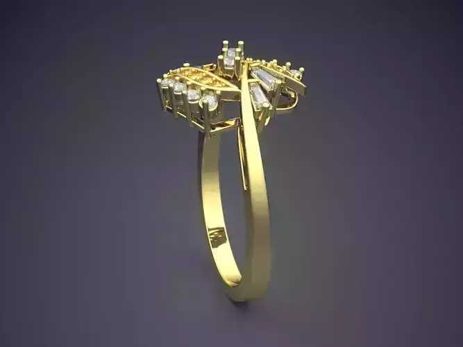 Thin Wedding Ring With Diamonds 1685