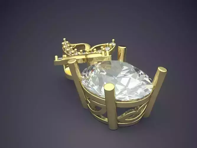 Detailed and Textured Beautiful Fancy Pendant