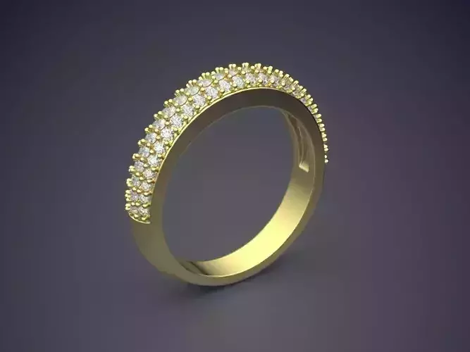 Ring With Small Diamonds 1676