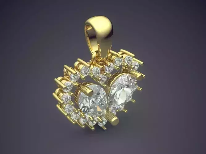 Extraordinary Heart-Shaped Elegant Pendant for Women