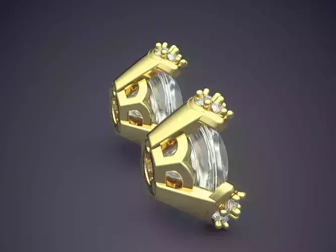 Luxurious Earrings With Pearl 1651