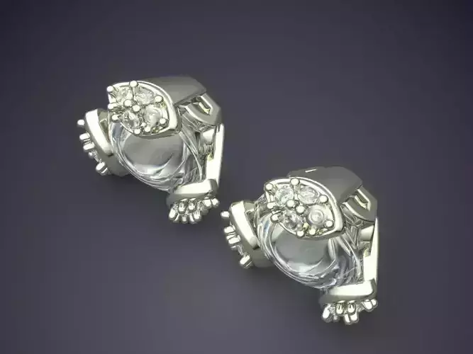 Luxurious Earrings With Pearl 1651