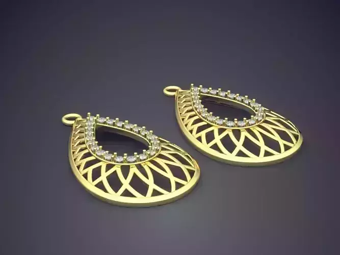 Drop Shape Earrings 1640