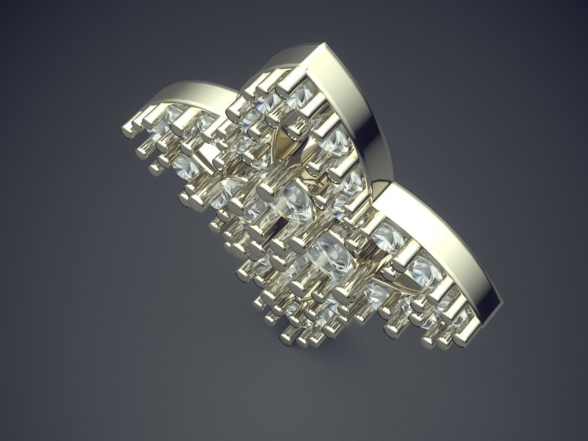 Pretty Unique Shape Pendant 1635 3D print model_1