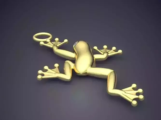 Frog Shape Pendant 1626