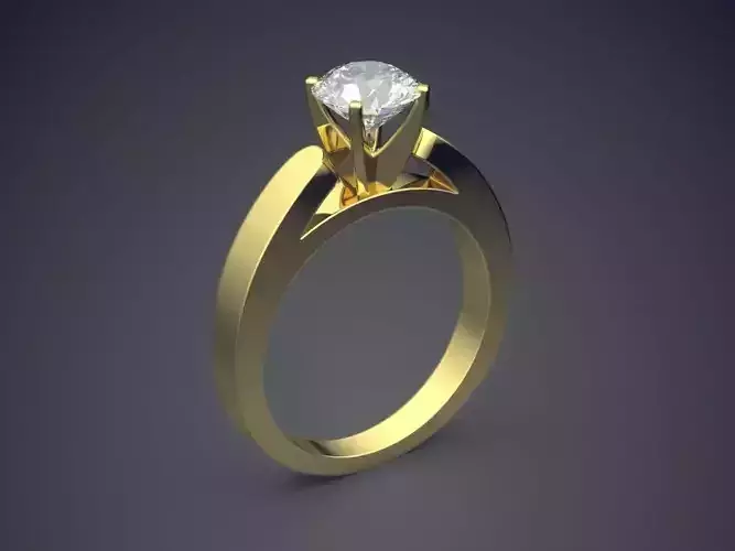 Classy Elegant Engagement Ring 1614