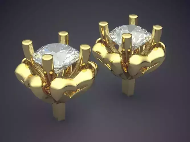 Luxurious Diamond Earrings 1601