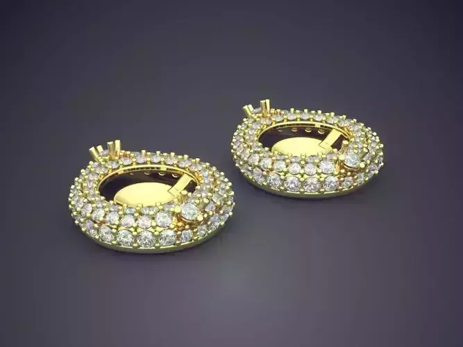 Earrings With Diamonds 1597