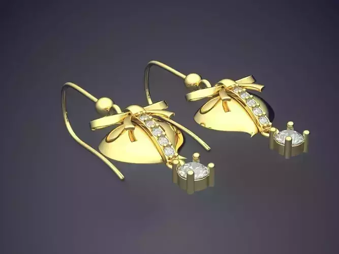 Feminine Detailed Earrings 1581