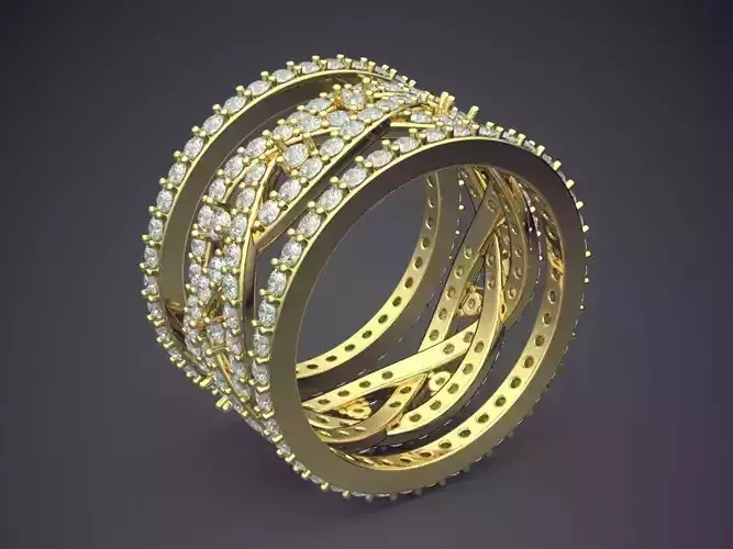 Ring Full Of Diamonds 1560