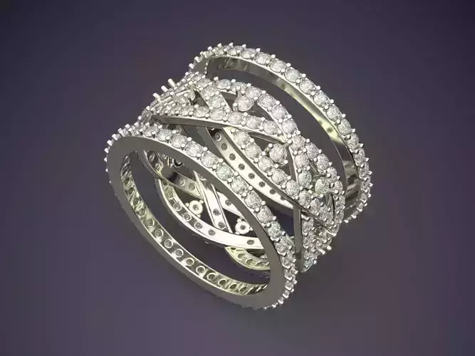 Ring Full Of Diamonds 1560