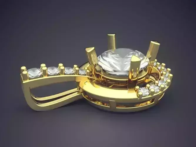 Pendant With Diamonds 1549