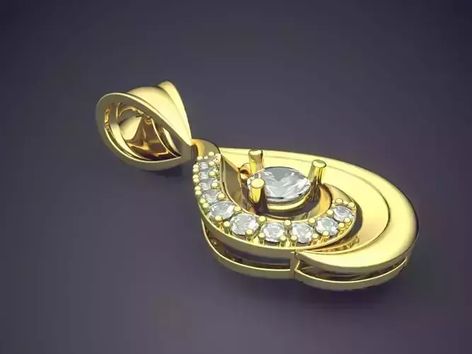 Pendant with Diamonds 1546
