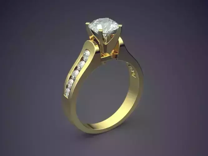 Simple Design Engagement Ring 1516