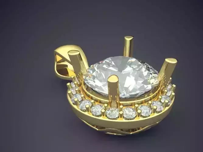 Pendant With Diamonds 1509