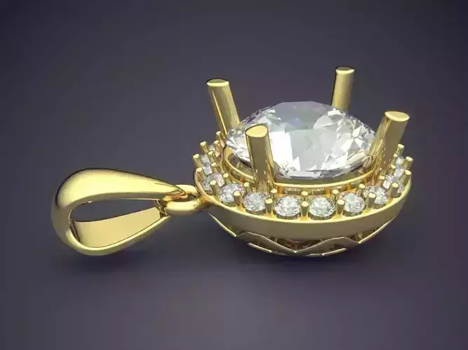 Pendant With Diamonds 1509