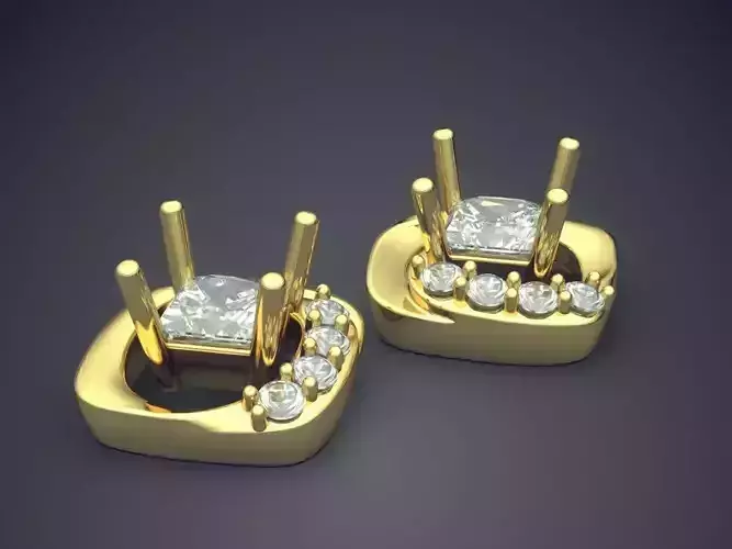 Earrings With Diamonds 1500