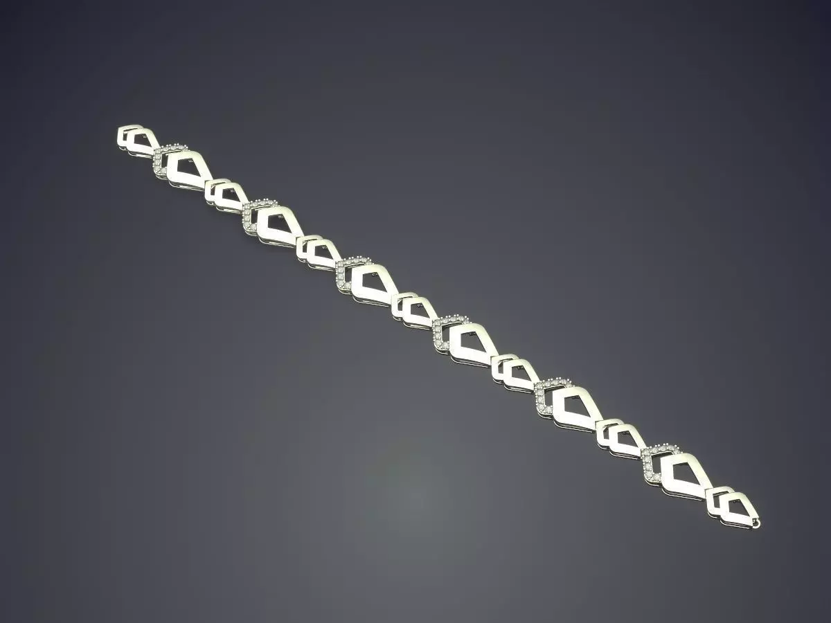 Bracelet 1501 3D print model_1