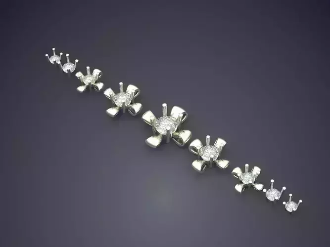 Bracelet With Diamonds 1483