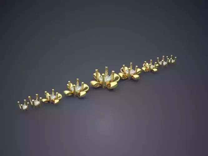 Bracelet With Diamonds 1483 3D print model