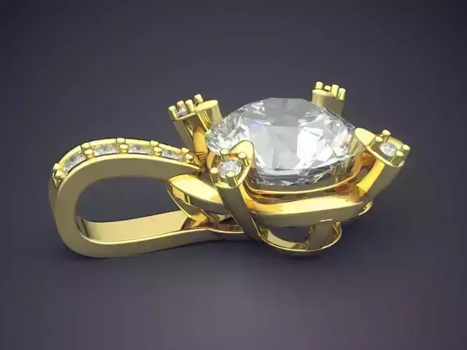 Luxurious Pendant With Diamonds 1459