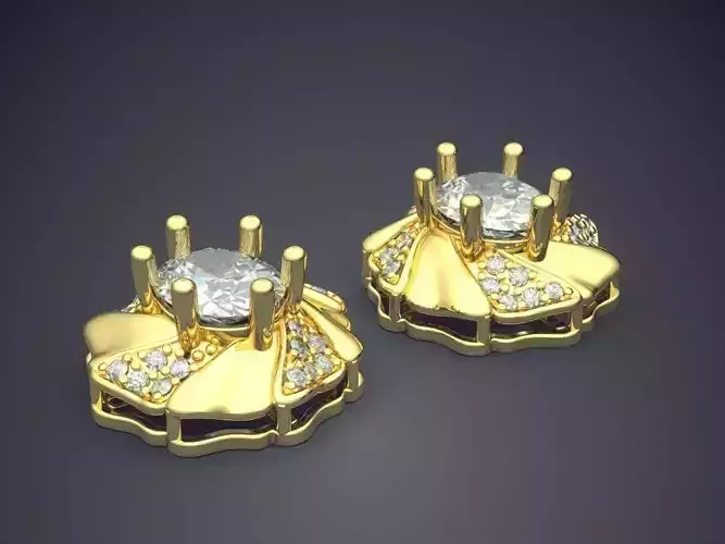 Earrings With Diamonds 1460