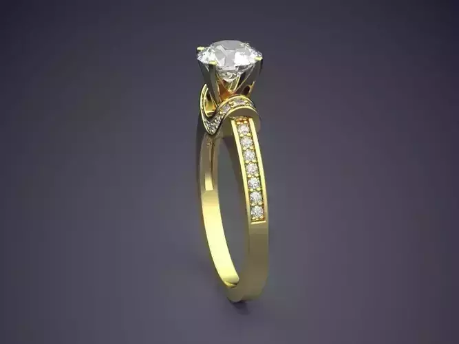 Ring With Diamonds 1452