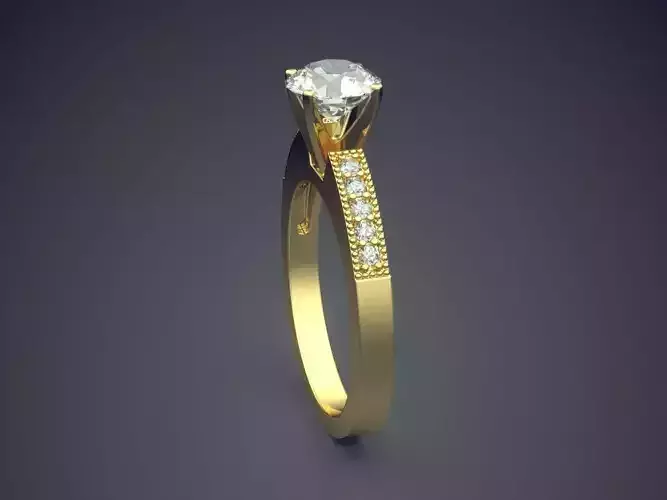 Ring With Diamonds 1434