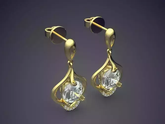 Earrings With Diamonds 1415